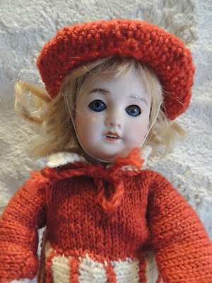 Poupée ancienne BLEUETTE modèle Biscuit 27 cm SFBJ 60- 1 millésimé 22 - Photo 1/4