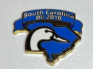 Old Vintage Ducks Unlimited DU Lapel Hat Pin Badge Tack South Carolina SCDU 2010 - Picture 1 of 2