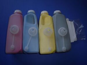 4 Toner Refill + 4 Chips for Ricoh Type 145 CL4000DN SP C410dn C411dn C420dn