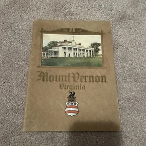 Mount Vernon George Washington Home Booklet Pamphlet 1928 Original Ladies Assoc - Bild 1 von 5