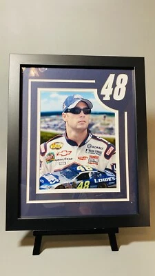 Jimmie Johnson #48 Nascar Race-Lowes Specialty Matted Glossy Photo Picture ART - Image 1 of 4