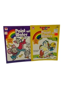 Vintage Paint With Water Color Books: Tom and Jerry & Rainbow Brite Unused - Picture 1 of 21