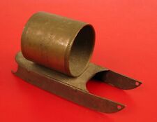 PRIMITIVE ANTIQUE HAND MADE TOY SLED CRAFTED FROM BRASS AND A NAPKIN HOLDER !!!