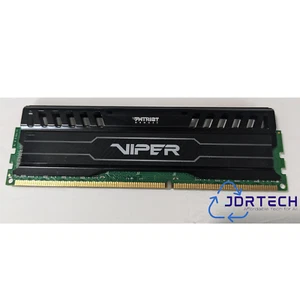 Patriot DDR3 Memory Viper 8GB SDRAM PC3-12800 1600 MT/s PV316G160C9K Tested - Picture 1 of 4