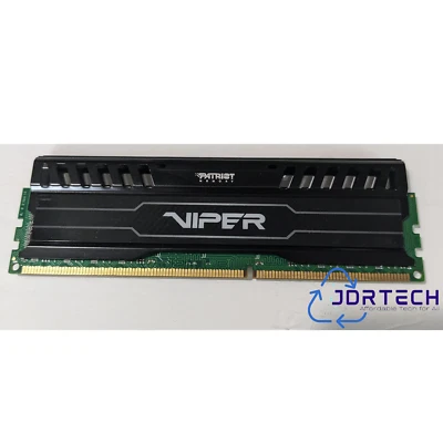 Patriot DDR3 Memory Viper 8GB SDRAM PC3-12800 1600 MT/s  PV316G160C9K Tested - Image 1 of 4