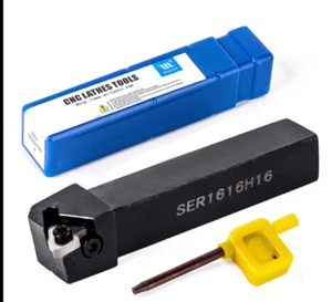 SER1616H16 Threading Turning Tool Holder Boring Bar For 16ER AG60 carbide Insert - Foto 1 di 4