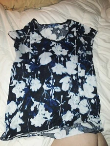 Simply Vera Wang Damen schwarz kleine Tunika Top Pullover Bluse SM 100% Polyester - Bild 1 von 4