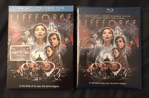 LIFEFORCE (1985) OOP Collector's Edition Blu-ray - NEW with SLIPCOVER (SW torn) - Picture 1 of 2