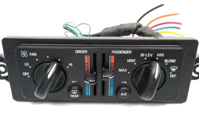 Buick 2000-2004 Century Regal переключатель управления обогревателем двойной кондиционер климат * V10 - Изображение 1 из 4