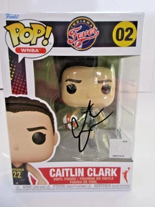 AUTOGRAPHED CAITLIN CLARK FUNKO POP #2 WNBA FEVER #22  w/COA (TSA) + SHIPS FREE - Picture 1 of 3