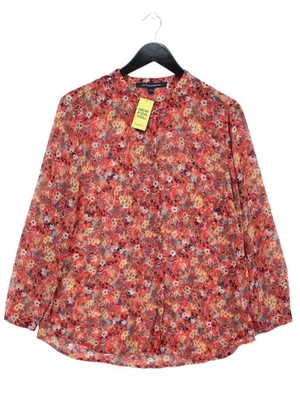 French Connection Women's Shirt UK 16 Red 100% Polyester Basic - Image 1 of 4