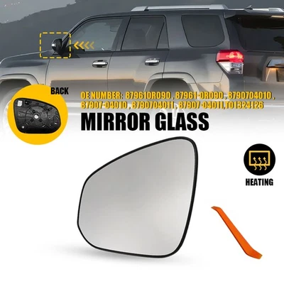 Espejo retrovisor delantero izquierdo cristal térmico transparente Toyota 2013-2018 RAV4 Tacoma 4Runner Foto 1 de 4
