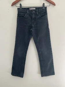 Levi's Boy's 511 Slim Fit Jeans Adjustable Waistband Color Black Size 7 Reg - Picture 1 of 6