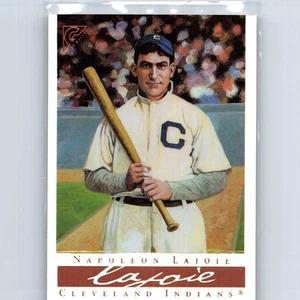 2003 Topps Gallery Baseball Napoleon Lajoie #62 Refractor Cleveland Indians - Picture 1 of 2