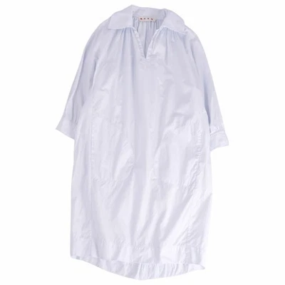 Camisa Marni Dress 2022 manga larga algodón top mujer 36 (S) azul usada MOLO-0 Foto 1 de 4