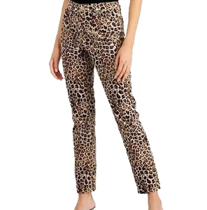 Charter Club Lexington Straight Leg Leopard Print Jeans Pants Sz 14 NWT - Bild 1 von 7