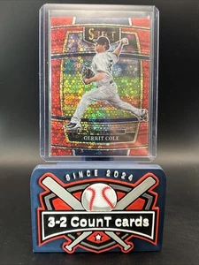 2022 Panini Select - Concourse Gerrit Cole #27 Red Disco Prizm - Picture 1 of 2