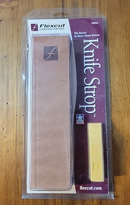 Afilador de herramientas de cuerda de cuero Flexcut cuchillo pulidora tiras EE. UU. FLEXPW14 Foto 1 de 2