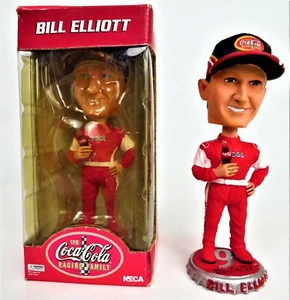 "Coca Cola Racing Bobblehead" Bill Elliot, 2003 Head Knocker - NUEVO Caja Original - Imagen 1 de 6