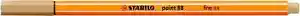 STABILO Fineliner - Punto 88 - Pack de 1 - Ocre Claro - Imagen 1 de 1
