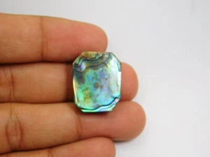 100% Natural Abalone Shell Gemstone Cabochon Loose For Jewelry 30 Cts. ME-4363 - Picture 1 of 4