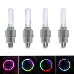 4 PIEZAS Válvula de aire vástago de luz LED para neumático de rueda automática para automóvil Accesorios para automóvil - Imagen 1 de 12