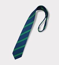 CHARLES TYRWHITT Blue Striped Silk DESIGNER Tie ENGLAND 