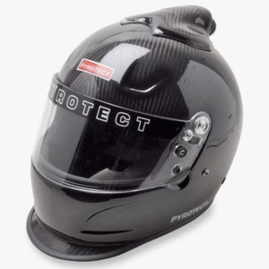 Pyrotect Pro Airflow Duckbill Top Forced Air Carbon Fiber Helmet SA2015,USAC - Bild 1 von 2
