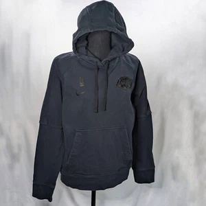 Nike NBA LA Lakers Player Issue Engineered Hoodie AV1599-010 Black Out Medium - Picture 1 of 8