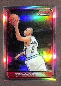 2006-07 Bowman Chrome Refractor #98 Tony Parker /249 - Picture 1 of 3