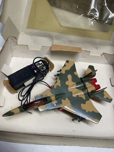 Cobra Toy Wired Remote F-15 Fighter Jet With Woodland Camouflage Paint Scheme - Picture 1 of 13