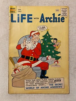 LIFE WITH ARCHIE #6 FN- 5.5 BOB WHITE COVER ART CHRISTMAS COVER ARCHIE COMICS - Image 1 of 4
