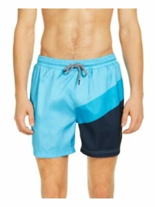 INC INTERNTIONAL CONCEPTS Blue Stripe Swim Shorts Trunks w/ Mesh NEW XL - Picture 1 of 1