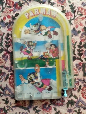 ANCIEN JEU AVEC 3 BILLES STYLE FLIPPER A CASES PARMAN  (PUIS)  - Photo 1/2