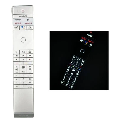 Philips 4K UHD OLED Android TV VOICE Remote Control SRC-4522 398GM10SEPHN0005SY - Image 1 of 4