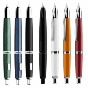 Pluma estilográfica Majohn A1 Press Retracta EF 0,4 mm mate oficina lápiz de tinta regalo de escritura - Imagen 1 de 58