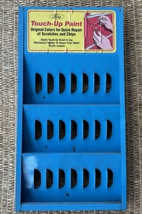 Vintage FORD Touch-Up Paint Hanging Display Rack Garage Shop - Holds 21 Paints 2 - Picture 1 of 8