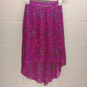 D-signed DISNEY Youth Girls LARGE 14/16 Purple Butteryfly Skirt Asymmetric Long - Picture 1 of 8