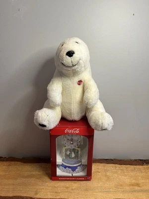 Coca~Cola, Reloj Aniversario, Caja Abierta. Oso Coca~Cola blanco Foto 1 de 4