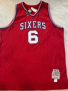 Dr. J Philadelphia 76's Men's Jersey - Size 56 - Picture 1 of 7