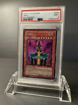 Yugioh Jinzo PSV - 000 Secret Rare '10 - '17 Reprint PSA 9 - Image 1 of 2