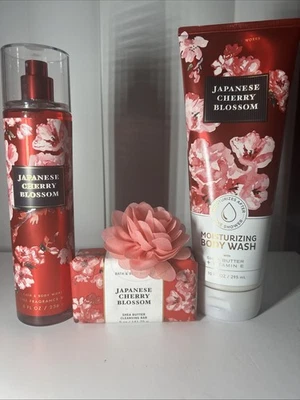 Juego de perfume y spray corporal para mujer flor de cerezo japonés Foto 1 de 4