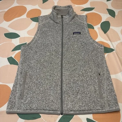 Patagonia Better Sweater Vest Women’s XL Extra Large Heathered Gray Full Zip - Image 1 of 4