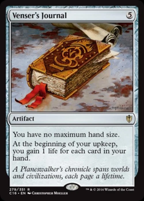 MTG English Venser's Journal NM Normal Commander 2016 Edition - Image 1 of 1