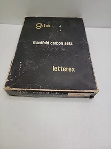 Gates Letterex Manifold Carbon Paper Sheets 8½"x11" 1511 Flip Tip 500 Set - Picture 1 of 3