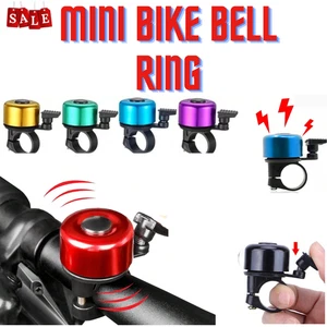 Mini Bike Bell Ring Loud Handlebar Alarm Road & Mountain Bicycle Bell Adult Kids - Picture 1 of 24