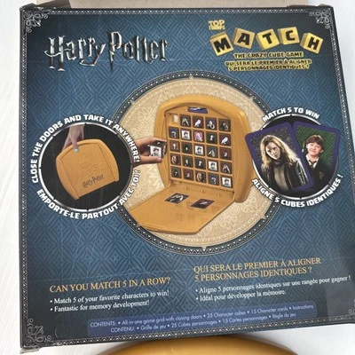 Harry Potter Crazy Cube Match Memory Game Travel Case Board Game - Image 1 of 4