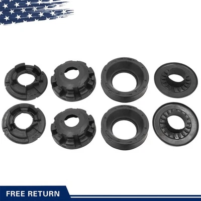 Kit de aisladores de resorte superior e inferior delanteros traseros para Jeep Grand Cherokee 1999-2004 Foto 1 de 4