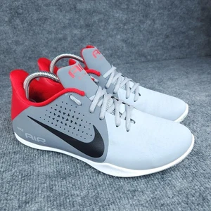 Nike Air Behold Low Shoes Mens Size 8.5 Gray Red Basketball Sneakers 898450-003 - Picture 1 of 18