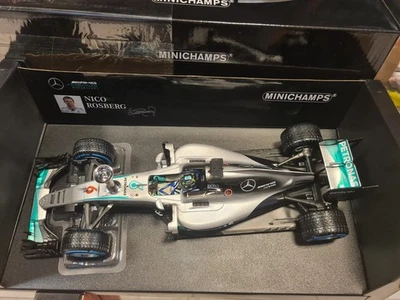 Mercedes AMG F1 W07 World Champion  Rosberg 2016 1/18 110161006 Minichamps - Immagine 1 di 2
